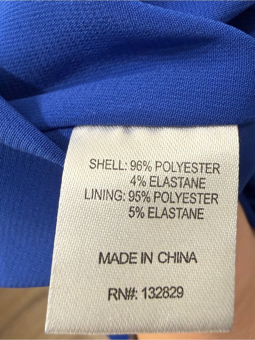🦋 Lovers and Friends| Cobalt Blue Strapless Bandeau Maxi Dress NWT XL - Picture 10 of 10